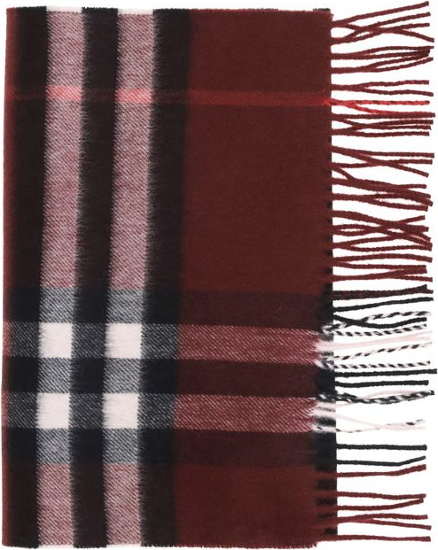 Scarf Burberry Check Cashmere