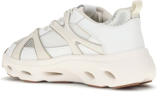 Белые кроссовки Bos Taurus из телячьей кожи Pinko