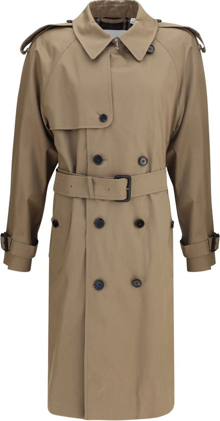 Trench Coat Burberry Beige Cotton