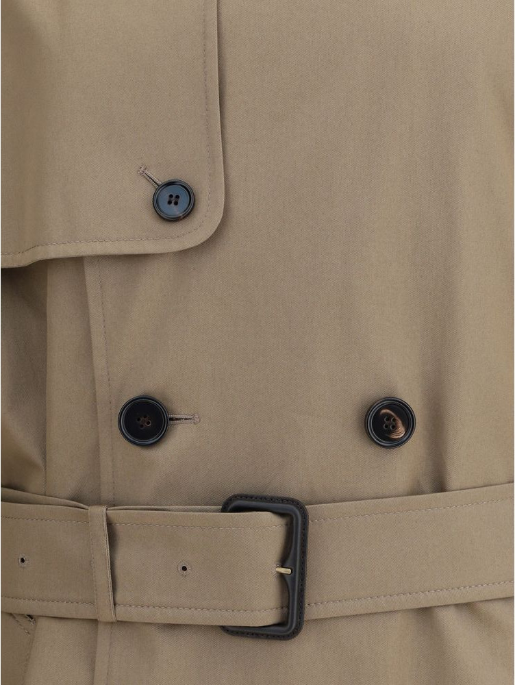 Trench Coat Burberry Beige Cotton