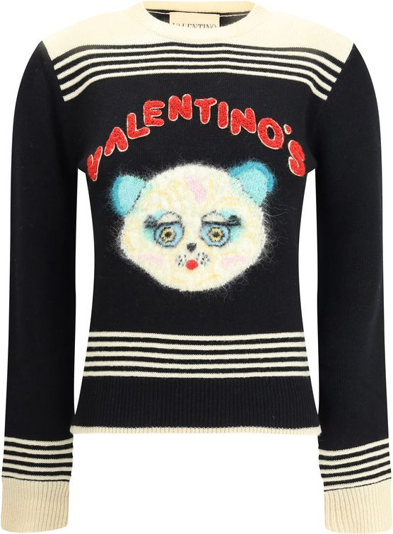 Свитшот Valentino Multicolor Fleece Wool
