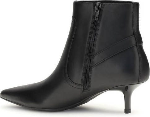 Pinko Qora Calf Leather Bos Taurus To'pi etiklari