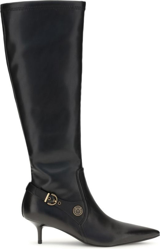 Black Goatskin Ankle Boots