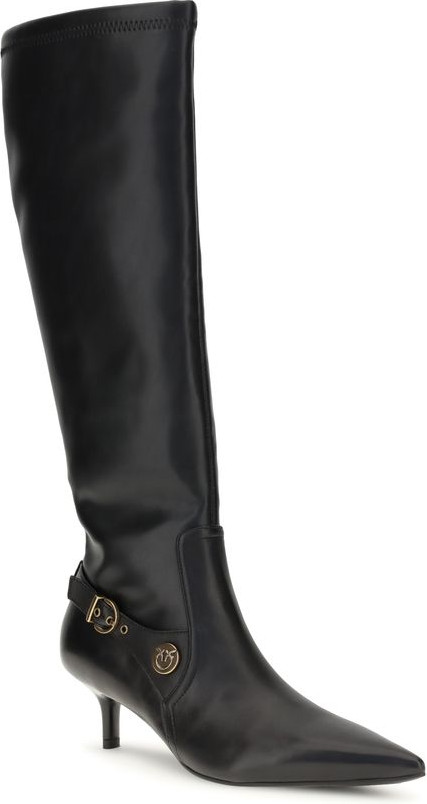 Black Goatskin Ankle Boots
