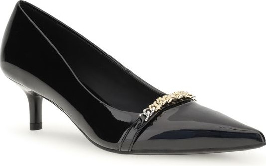 Туфли на среднем каблуке Black Calf Leather Bos Taurus