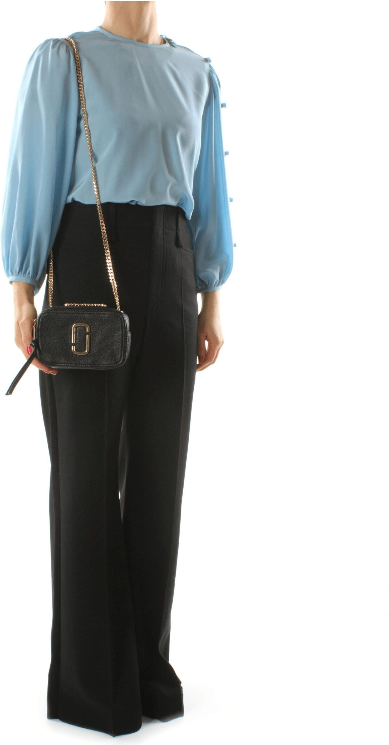 Crossbody sumkalar The Marc Jacobs Qora Charm sumkasi