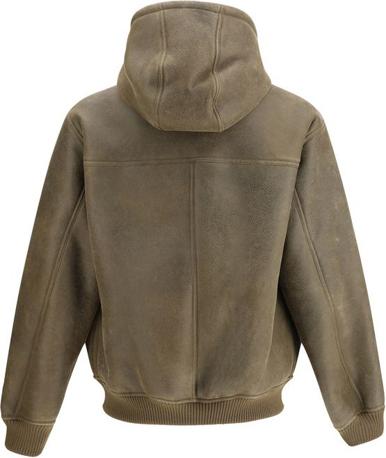 Bomber Armani Emporio Brown Lamb Ovis Aries Aries Bomber