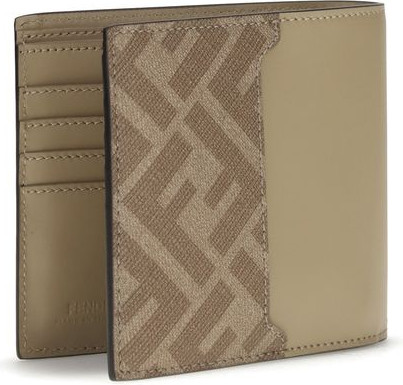 Fendi FF charm logotipli ikki buklama hamyon
