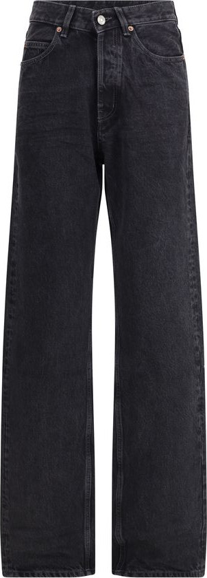 Jeans Saint Laurent Black Cotton Slim Fit Jeans