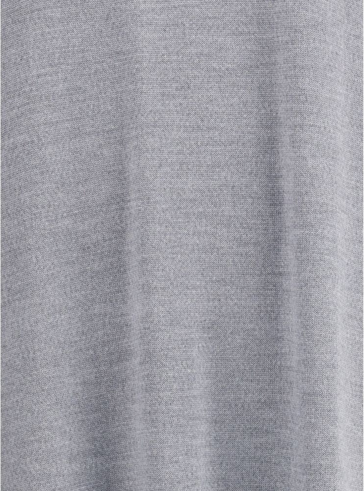 Gray Wool Casual Dress Khaite