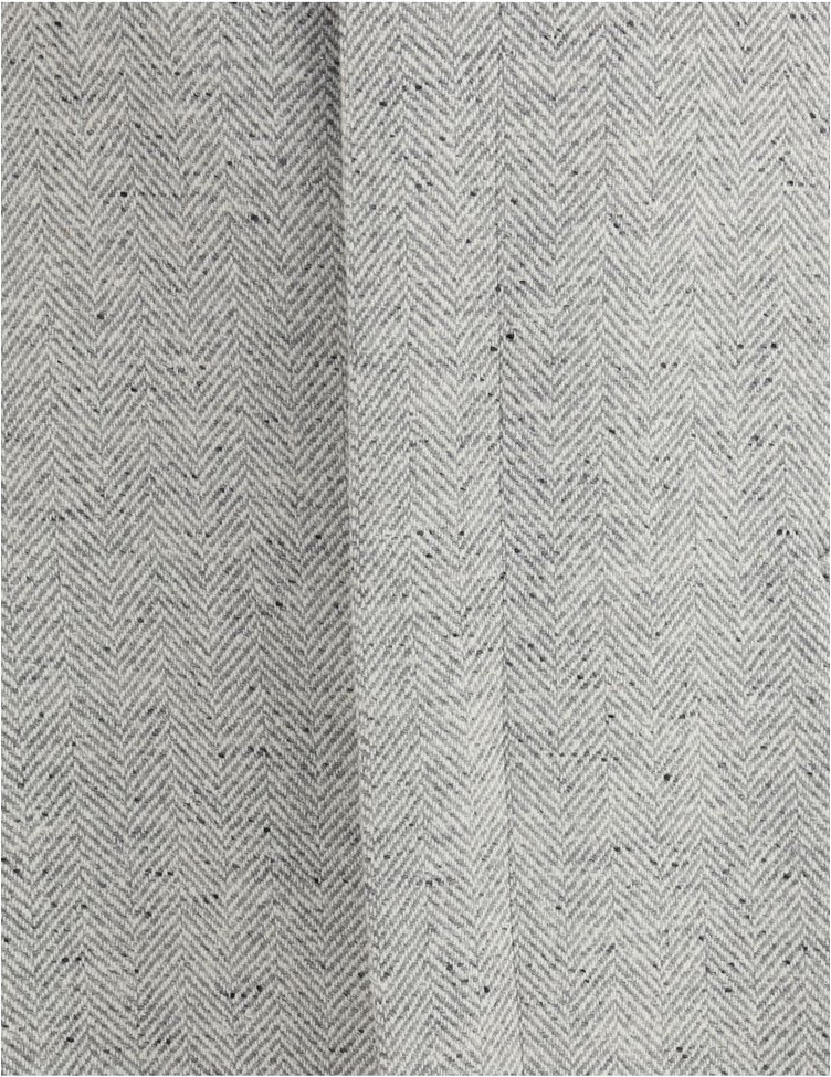 Gray Fleece Wool Coat