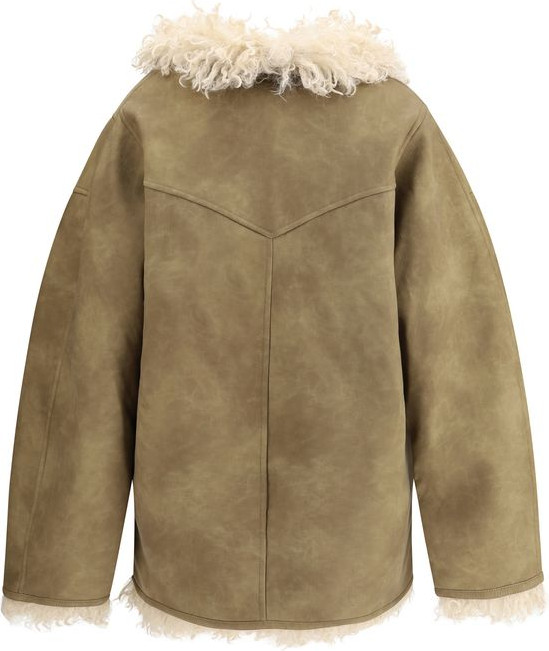 Пальто Etoile Isabel Marant Бежевый Полиэстер