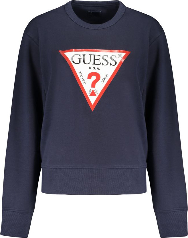 Blue Cotton Women Sweater