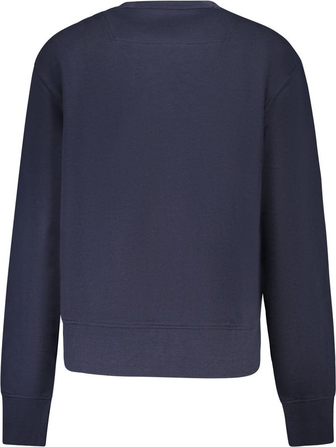 Blue Cotton Women Sweater