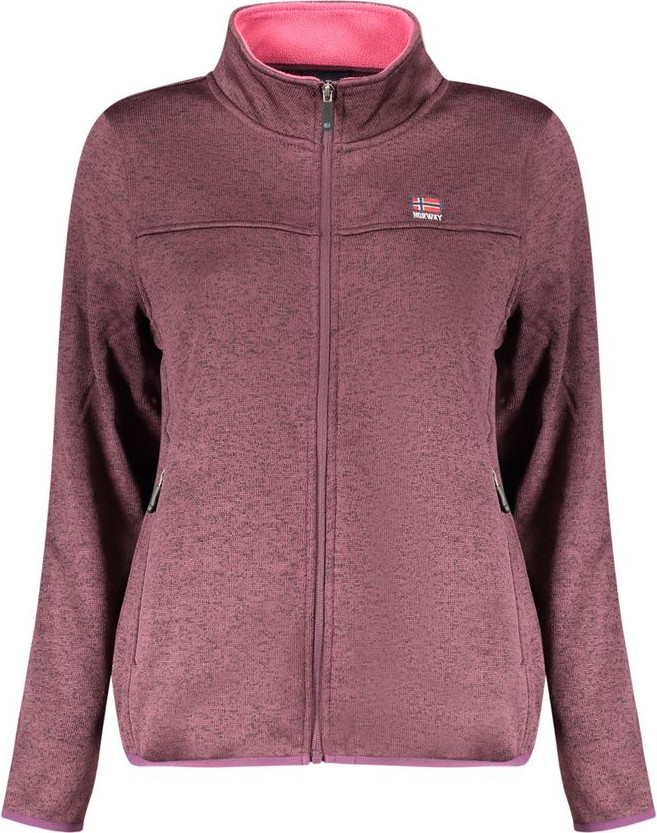 Purple Polyester Sweatshirt