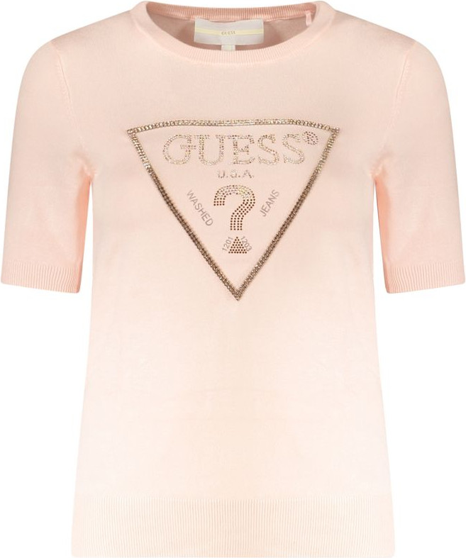 Guess Shoes Pink Viscose Sweater