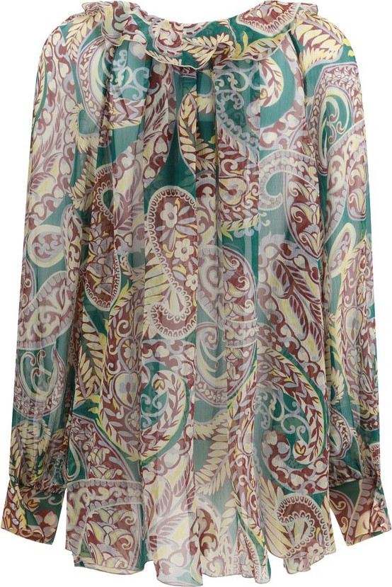 Shirt Etro Multicolor Silk Pattern