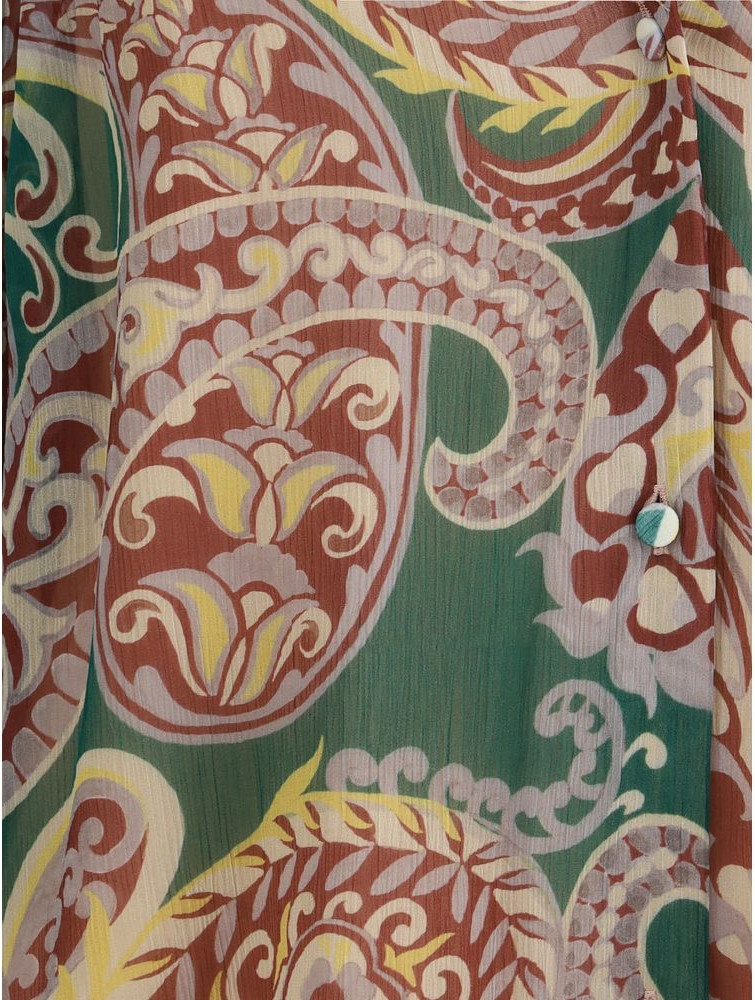 Shirt Etro Multicolor Silk Pattern