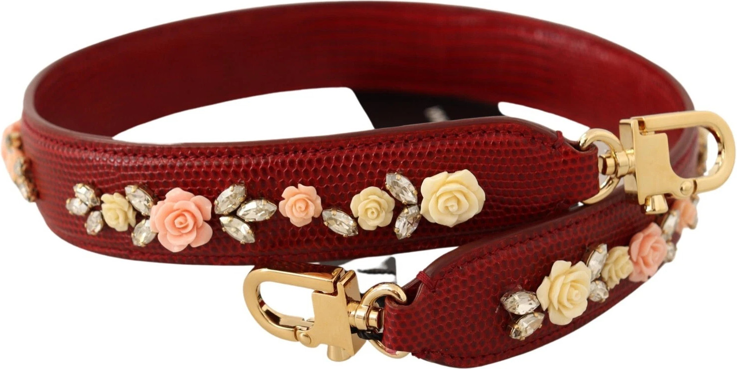 Ремень через плечо Dolce & Gabbana Цветочные кристаллы