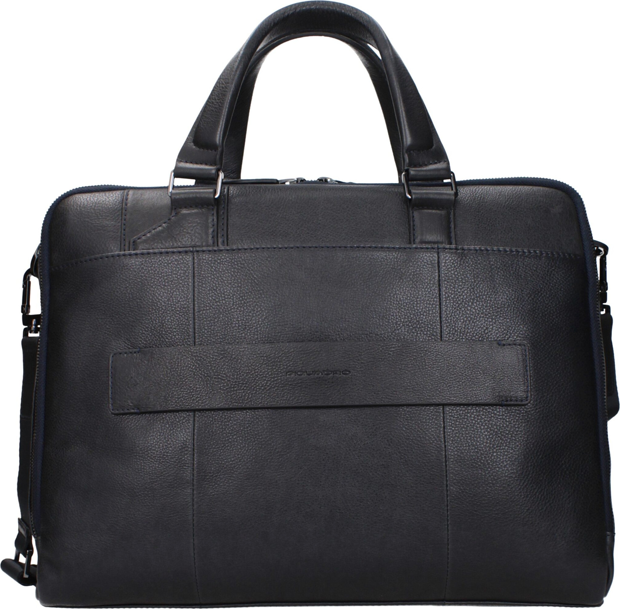 Work Bags Piquadro Blue Leather Business And Laptop Bags
