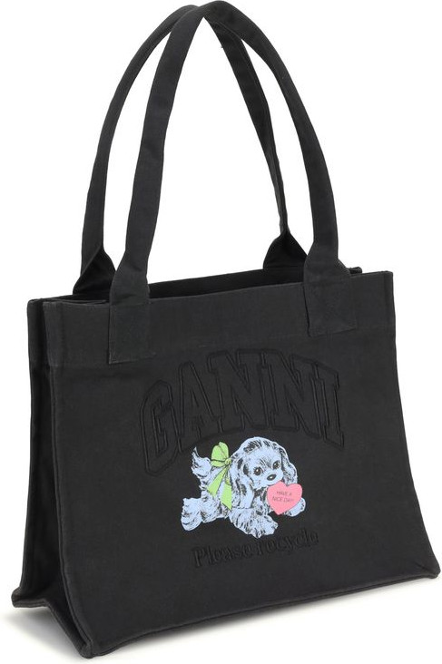 Сумка-тоут GANNI Puppy Tote Bag