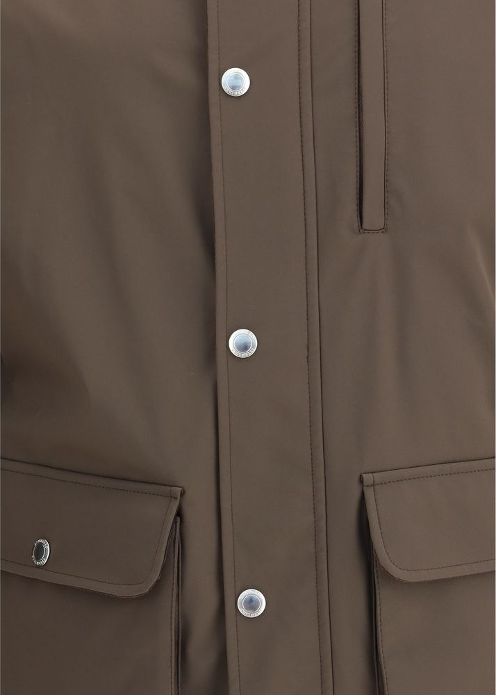 Brown Polyamide Coat