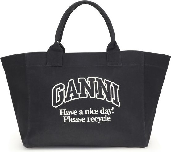Сумка-тоут GANNI XXL Canvas Tote Bag