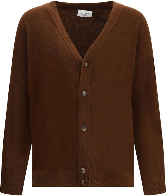 Laneus Brown Cashmere Cardigan