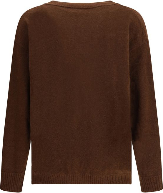 Laneus Brown Cashmere Cardigan