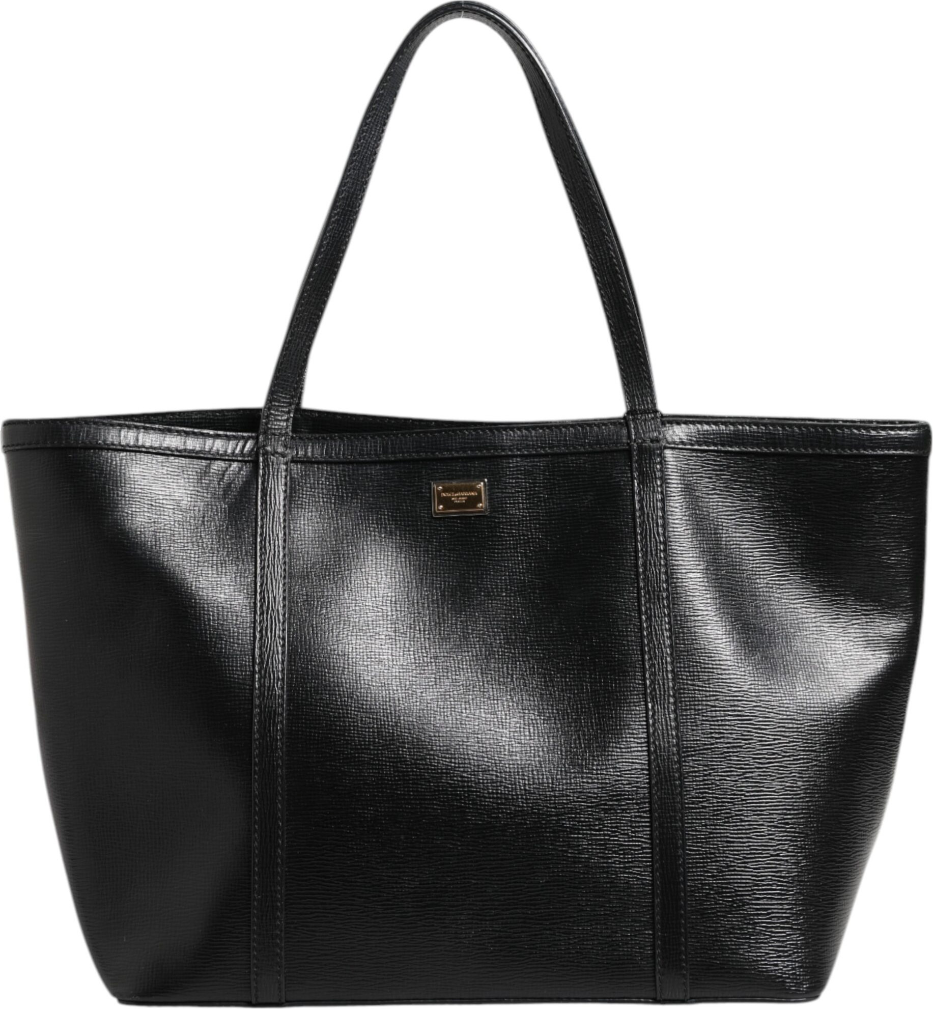 Tote Bag Dolce & Gabbana Black Leather Miss Escape Shopping Tote