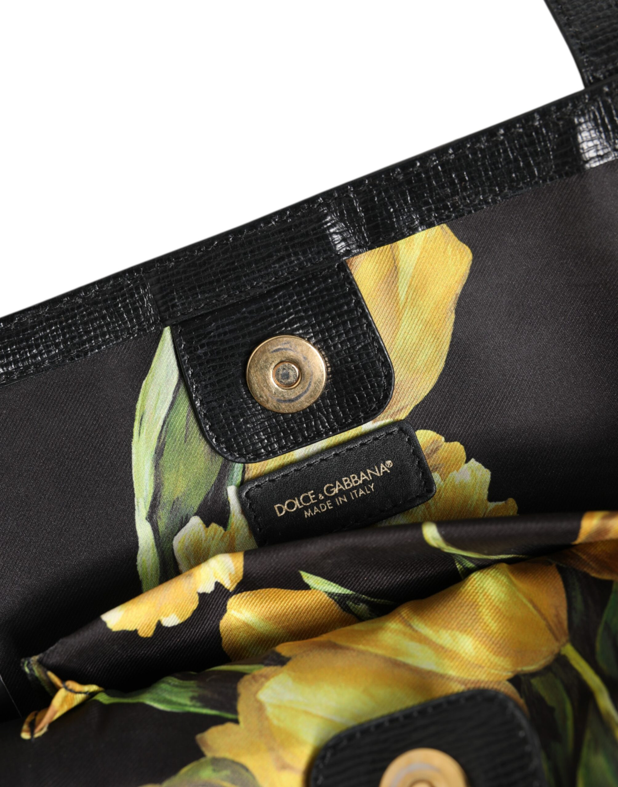 Tote Bag Dolce & Gabbana Black Leather Miss Escape Shopping Tote