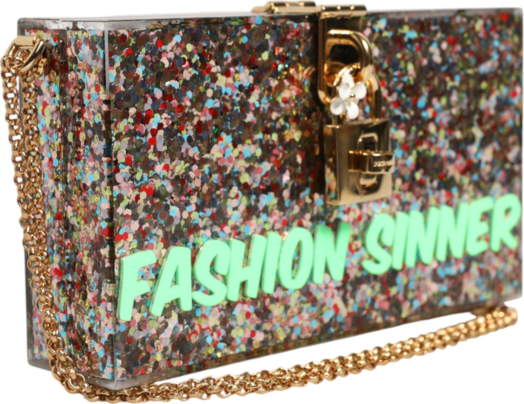 Crossbody Bag Dolce & Gabbana Fashion Sinner Glitter Box