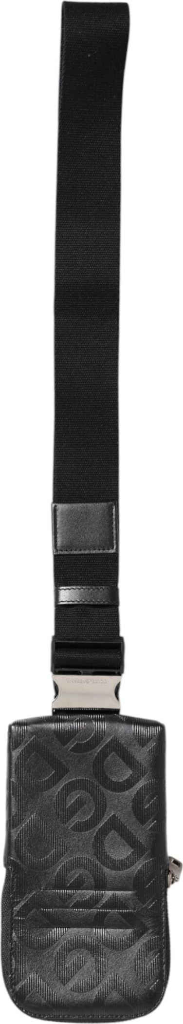 Bag Dolce & Gabbana Gray DG Logo Mania Purse Phone Belt Waist Men