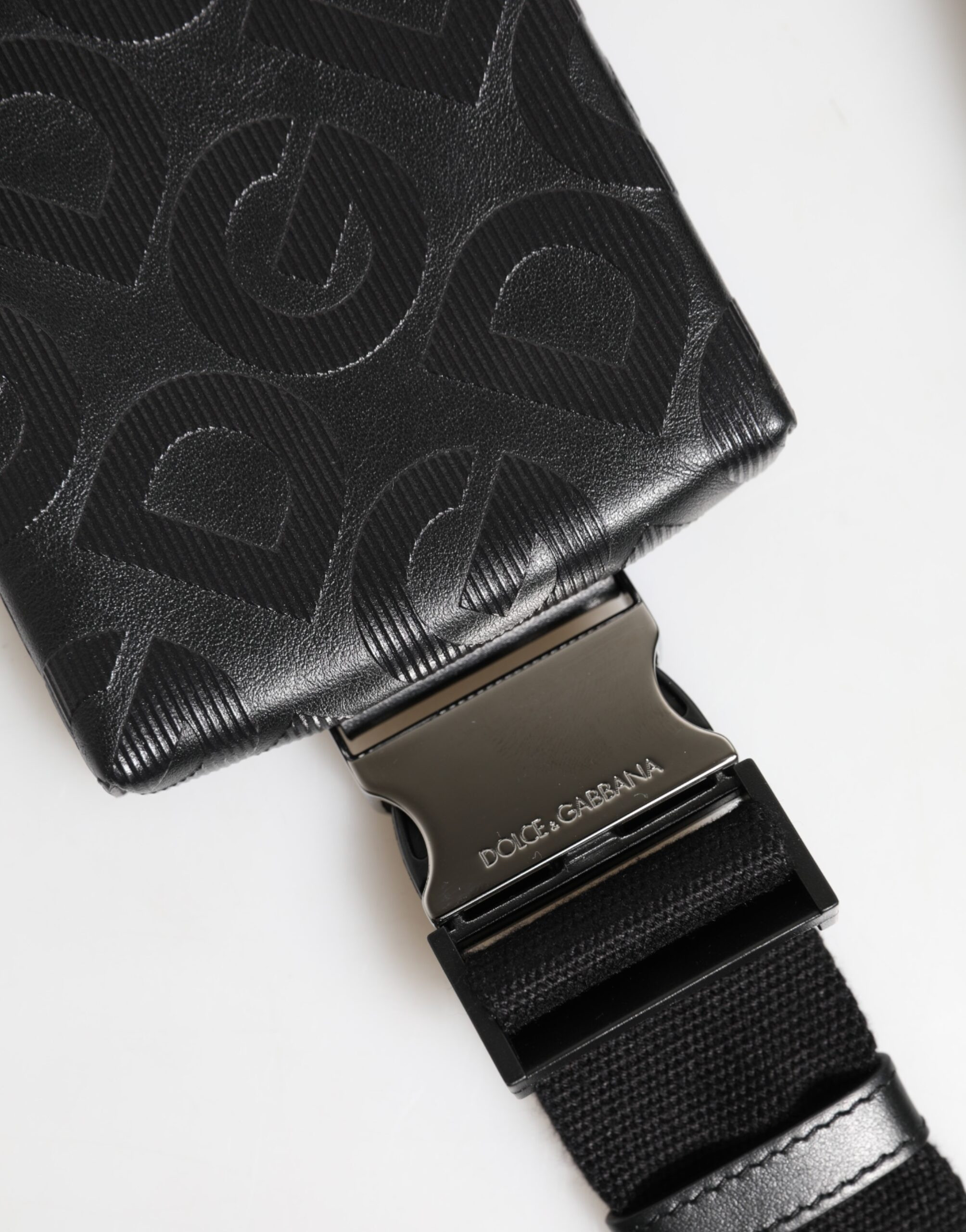 Bag Dolce & Gabbana Gray DG Logo Mania Purse Phone Belt Waist Men