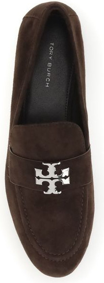Коричневые кожаные мокасины-слипоны I Tory Burch