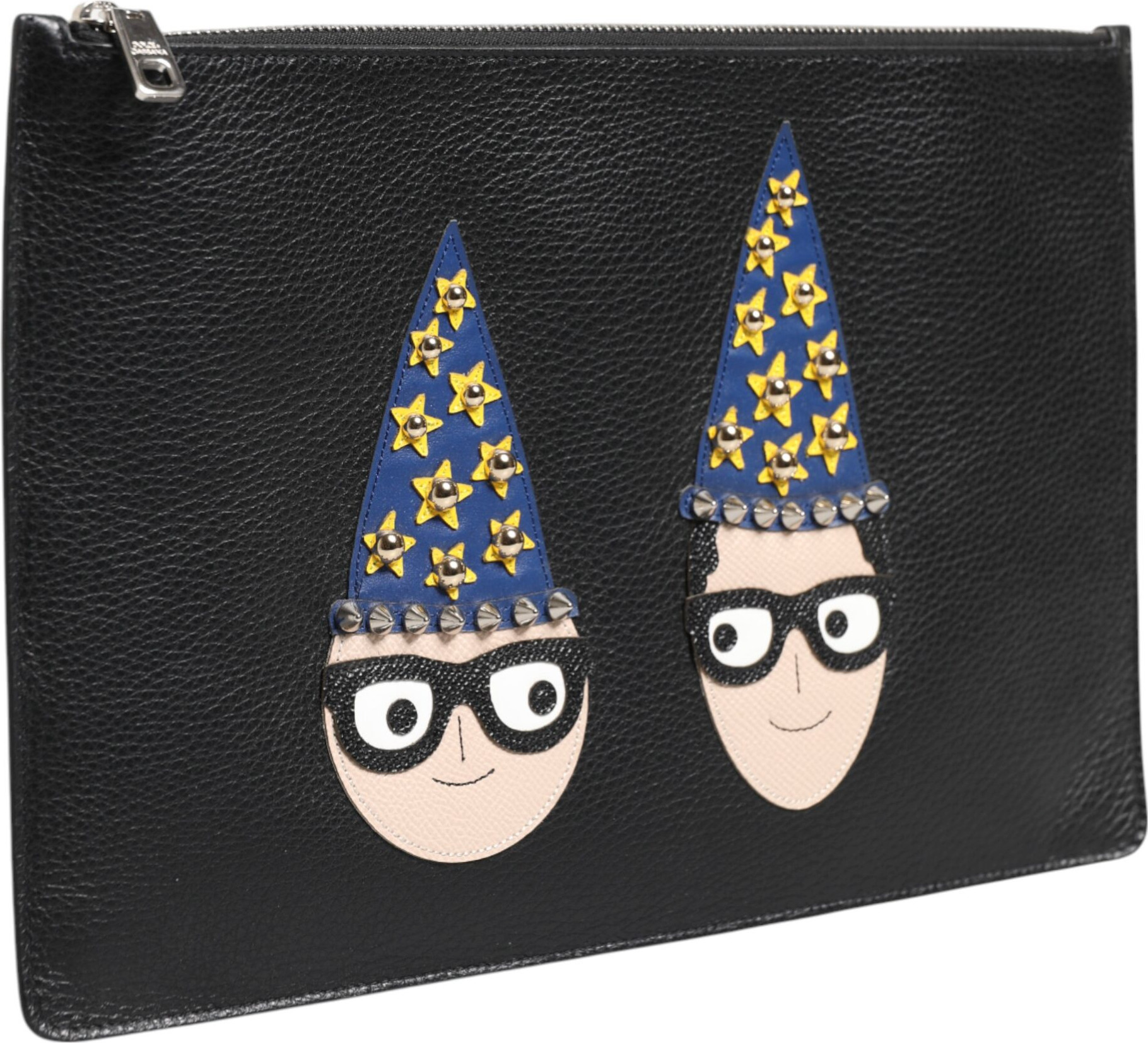 Сумка-клатч Dolce & Gabbana Черная кожа
