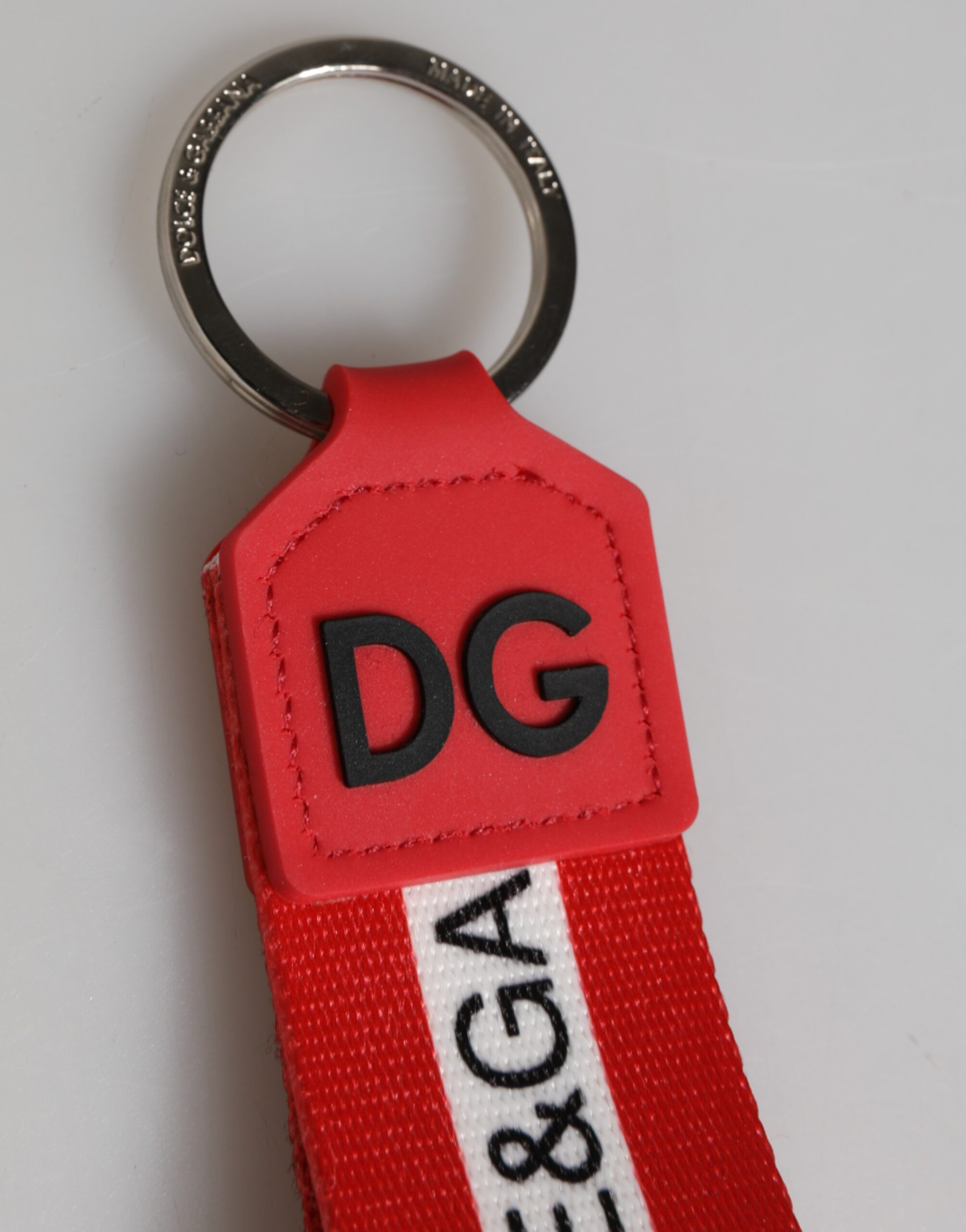Kalit ushlagich Dolce & Gabbana Qizil Logotip