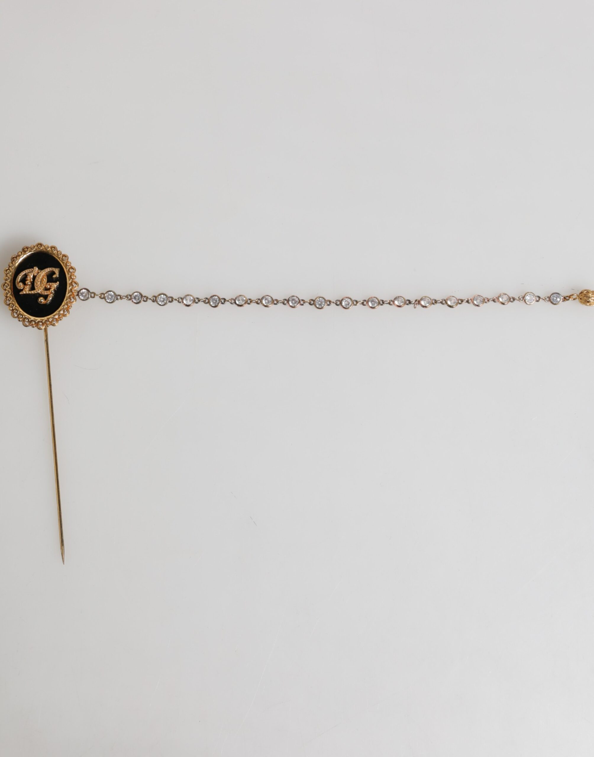 Lapel Pin Dolce & Gabbana DG Logo Gold Chain