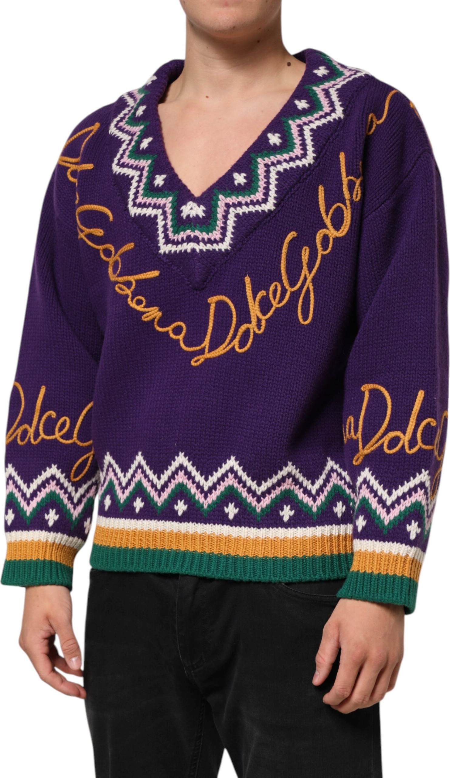 Свитер Dolce & Gabbana DG Logo Вязаный Свитер