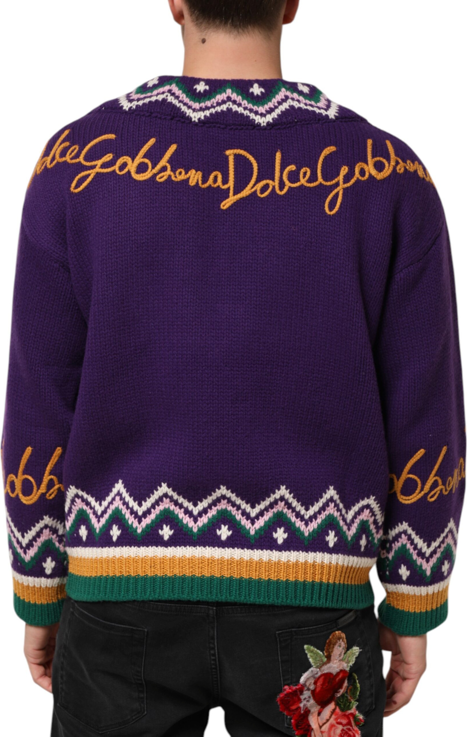 Свитер Dolce & Gabbana DG Logo Вязаный Свитер