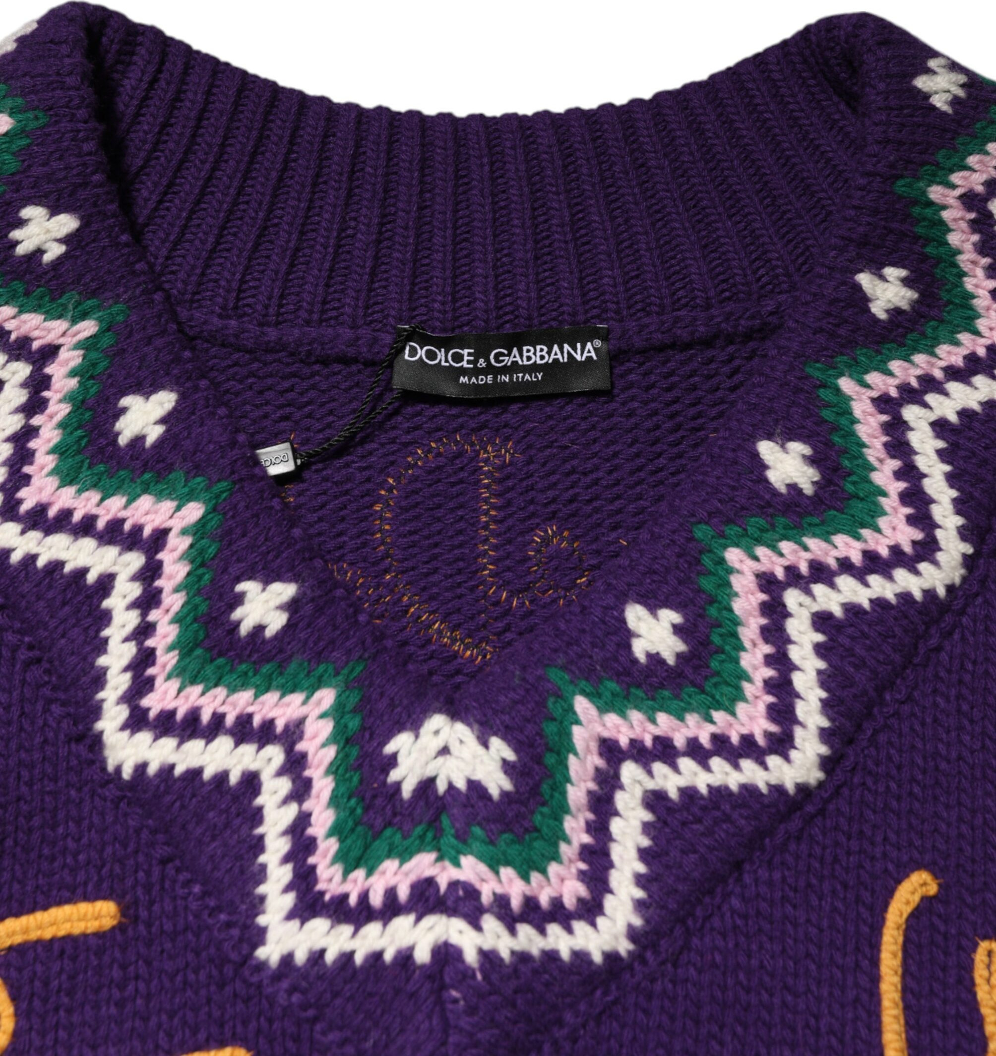 Свитер Dolce & Gabbana DG Logo Вязаный Свитер