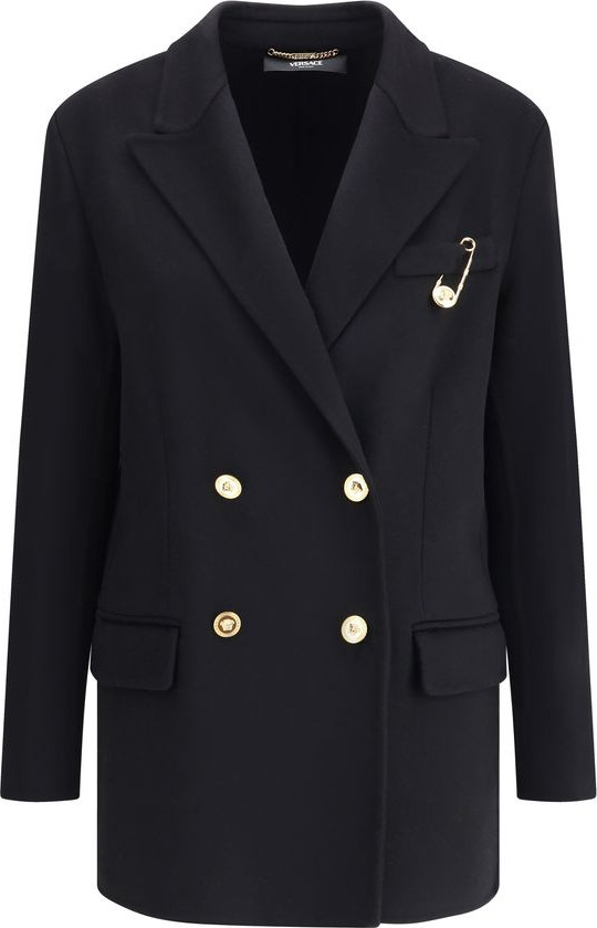 Coat Versace Black Cashmere Coat