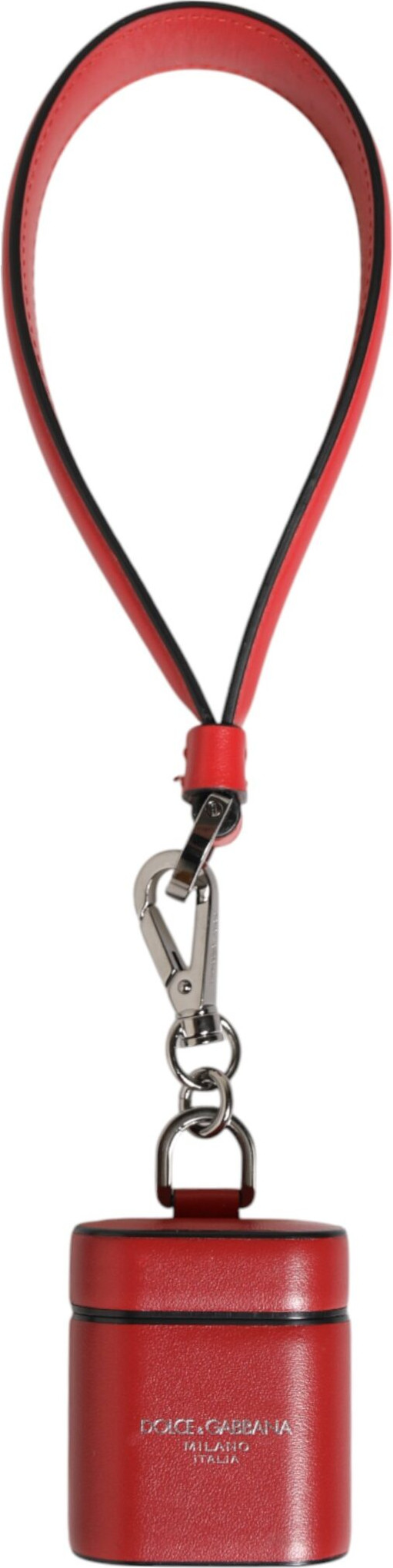 Case Dolce & Gabbana Red White Logo Flip Holder
