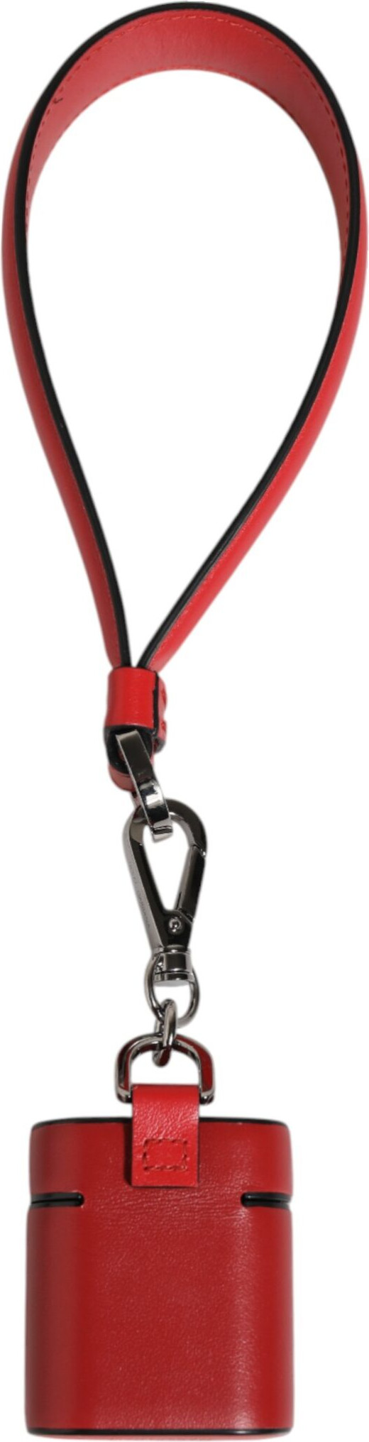 Case Dolce & Gabbana Red White Logo Flip Holder