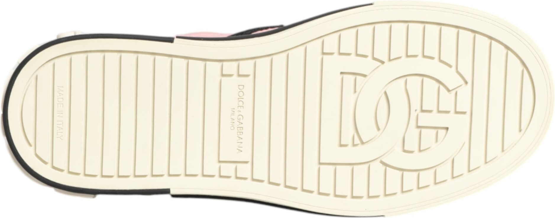 Ayollar uchun pushti ylab tikilgan Dolce & Gabbana slip-on krossovkalar
