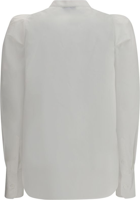 White Cotton Dress Shirt Alexander McQueen