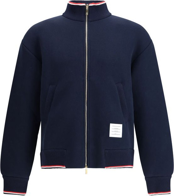 Blue Cotton Bomber Thom Browne