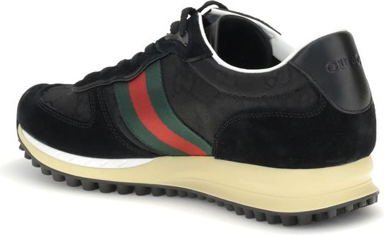 Black Polyamide Athletic Sneakers Gucci