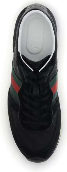 Black Polyamide Athletic Sneakers Gucci