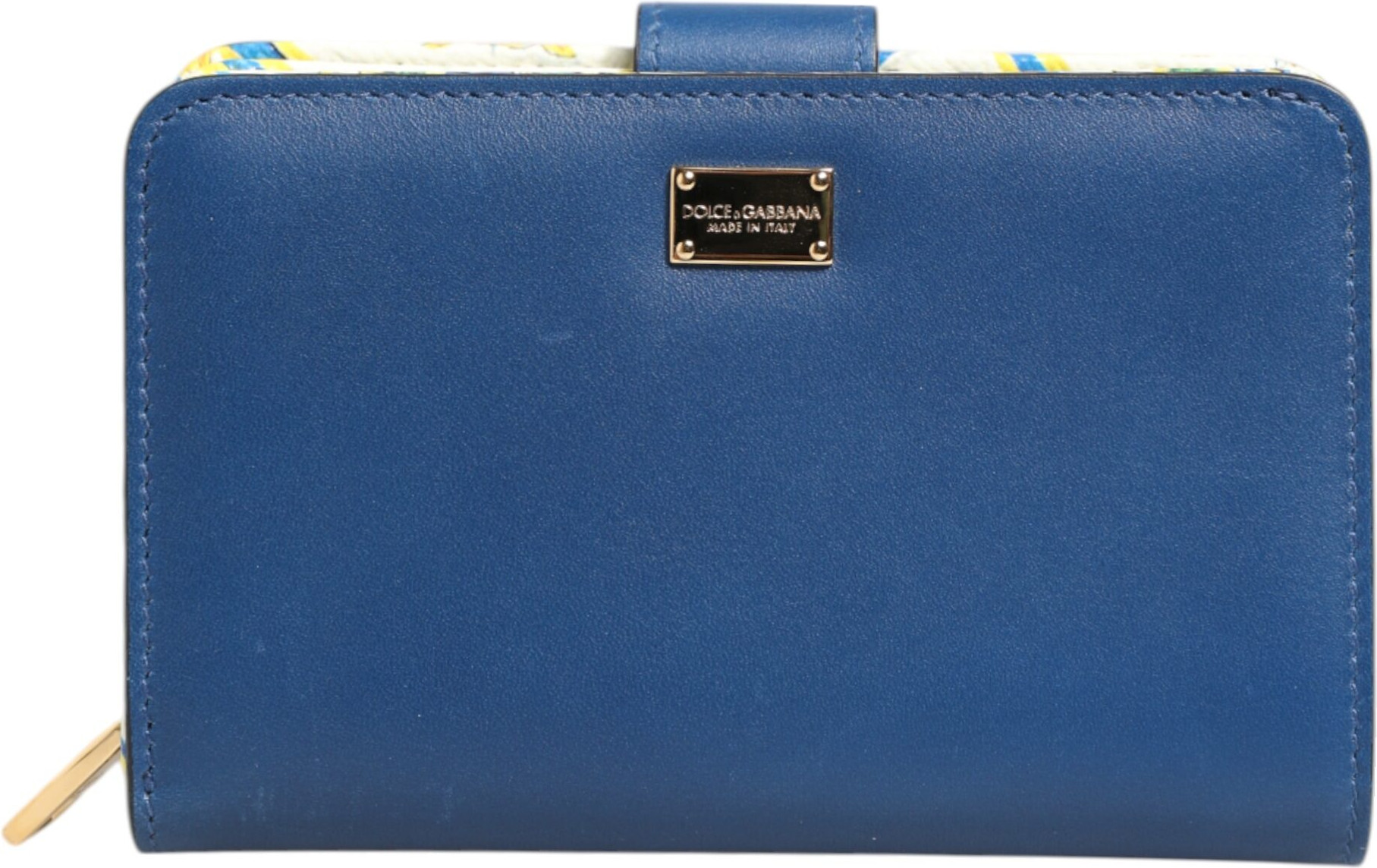 Sumka Dolce & Gabbana Continental Tile Print Zip Card Holder Purse